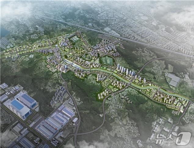 본문 이미지 - 아산탕정2 도시개발사업 지구.&#40;아산시청 제공. 재판매 및 DB금지&#41;