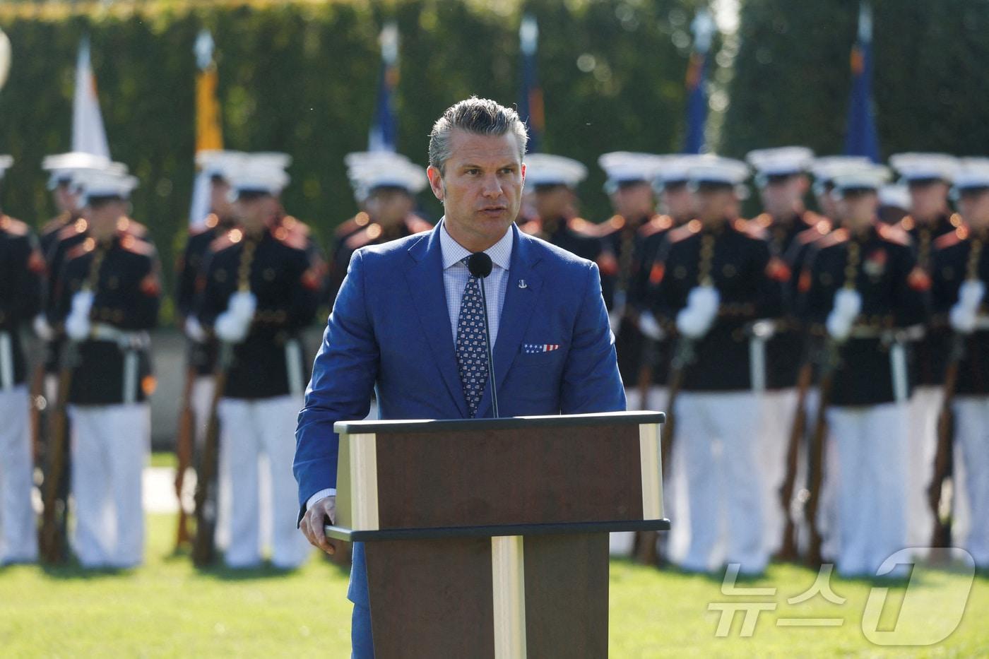 피트 헤그세스 미국 국방부 장관 ⓒ 로이터=뉴스1 ⓒ News1 류정민 특파원