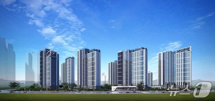 본문 이미지 -  김포 풍무 호반써밋 예상 조감도 (호반건설 제공) 뉴스1 ⓒ News1