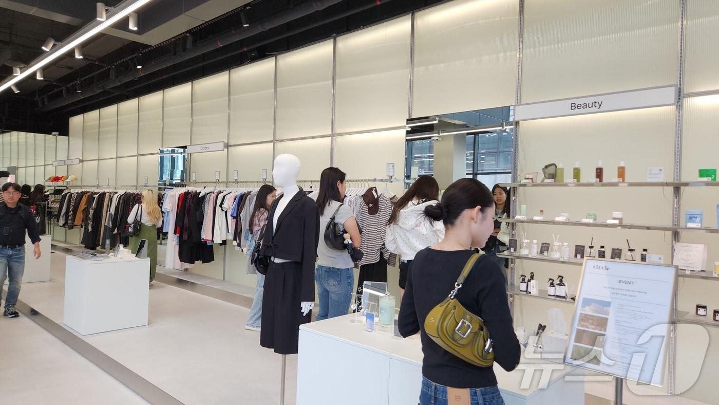 한유원과 무신사가 협업하고 운영 중인 소담상회 성수. ⓒ 뉴스1 이재상 기자