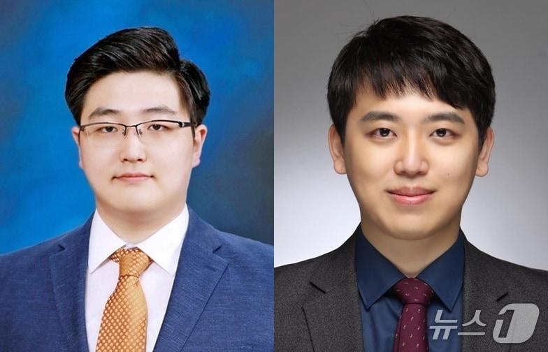 본문 이미지 - 제28기 대한전공의협의회 회장 선거에 출마한 이태수 전공의&#40;국민건강보험공단 일산병원 소속·왼쪽&#41;와 한성존 전공의&#40;서울아산병원 소속&#41;&#40;대한전공의협의회 제공&#41;