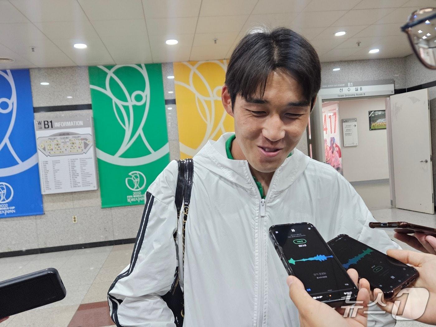 본문 이미지 - 서울전 4경기 연속골을 기록한 송민규ⓒ News1 안영준 기자 