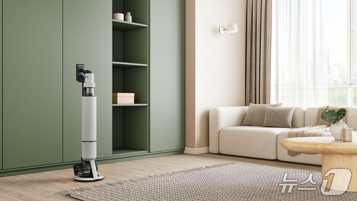 삼성전자 무선 스틱 청소기 '비스포크 AI 제트 400W' 제품 이미지(삼성전자 제공). ⓒ 뉴스1