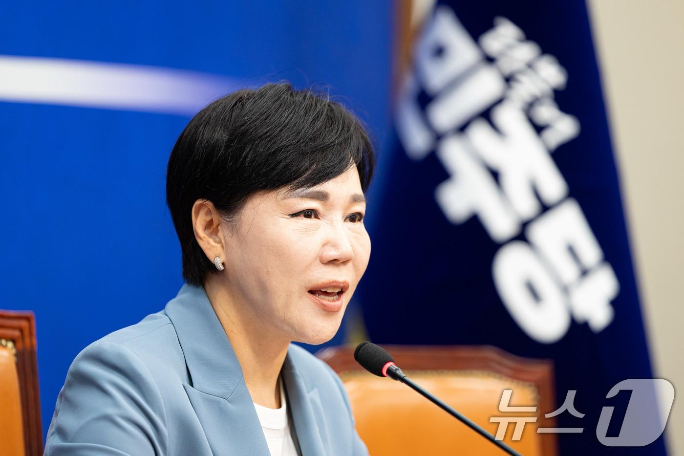 전현희 더불어민주당 수석 최고위원이 28일 서울 여의도 국회에서 현안 관련 기자간담회를 하고 있다. 2025.9.28/뉴스1 ⓒ News1 유승관 기자