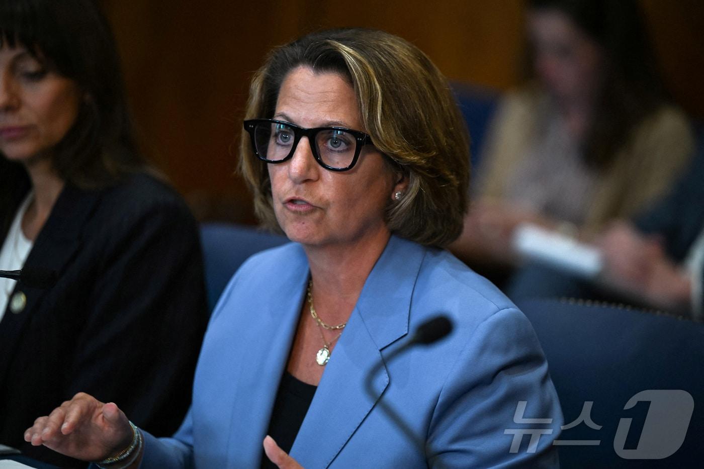 리사 모나코 전 미국 법무부 부장관. 2024.09.04 ⓒ 로이터=뉴스1 ⓒ News1 김지완 기자