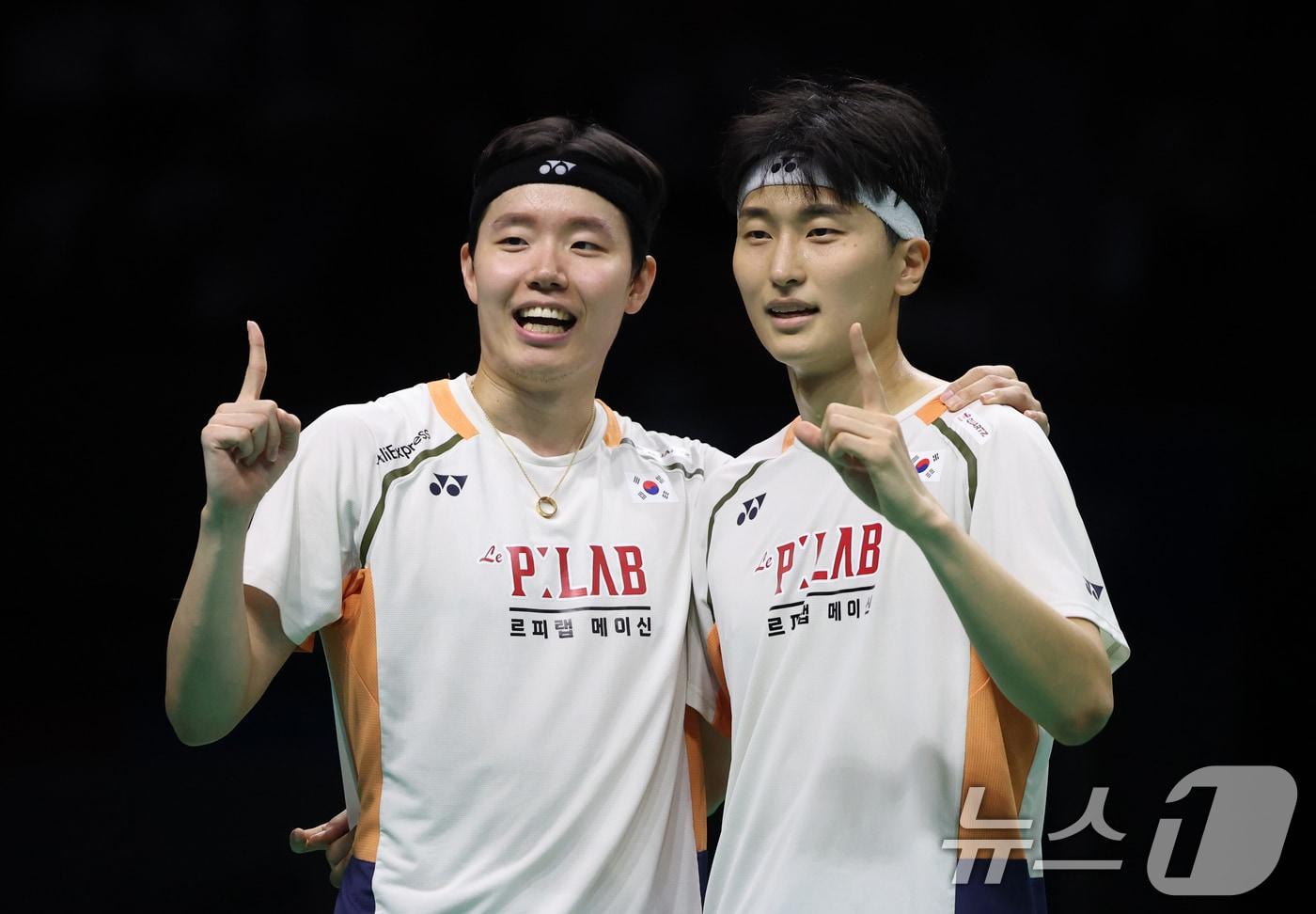 배드민턴 남자 복식 세계 서승재&#40;왼쪽&#41;-김원호. /뉴스1 ⓒ News1 김영운 기자