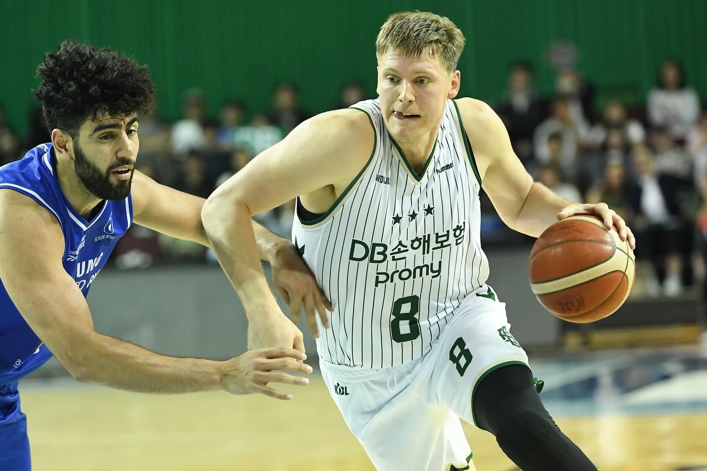 원주 DB 외국인 선수 헨리 엘런슨. &#40;KBL 제공&#41;