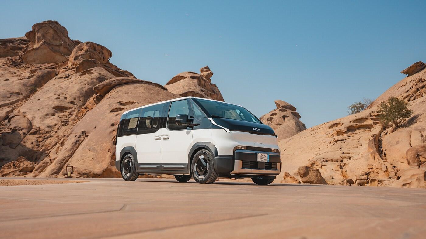 사우디아라비아 실증 사업에 투입될 기아의 중형 목적기반차량(PBV) 'PV5'(기아 제공). 2025.09.29.