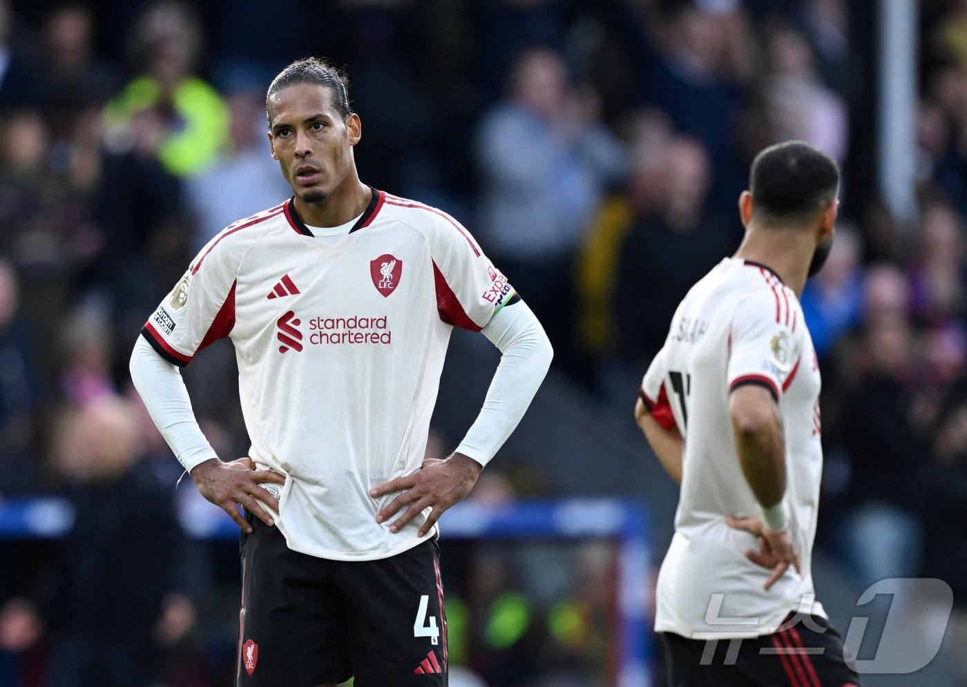 잉글랜드 프리미어리그&#40;EPL&#41; 연승 행진이 멈춘 리버풀. ⓒ 로이터=뉴스1