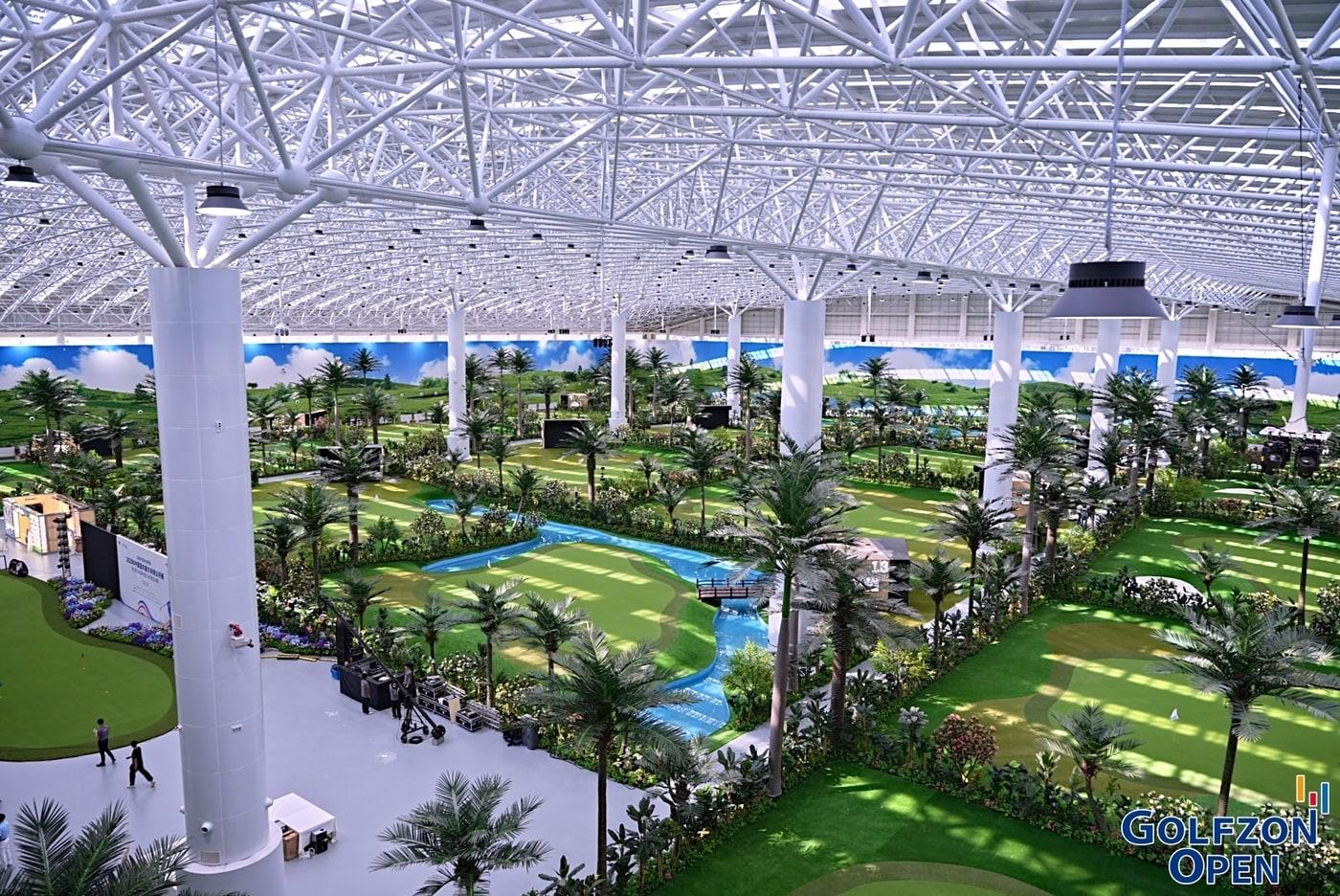 골프존 시티골프 중국 2호 연길점 전경 &#40;골프존 제공. 재판매 및 DB금지&#41;