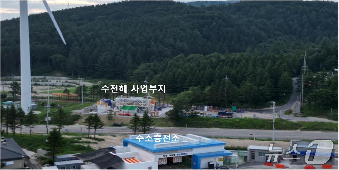 평창 수소생산기지 전경.&#40;강원도글로벌본부 제공, 재판매 및 DB 금지&#41; 2025.9.29/뉴스1