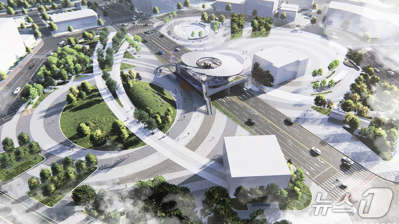 성포광장 재정비 조감도.(안산시 제공)