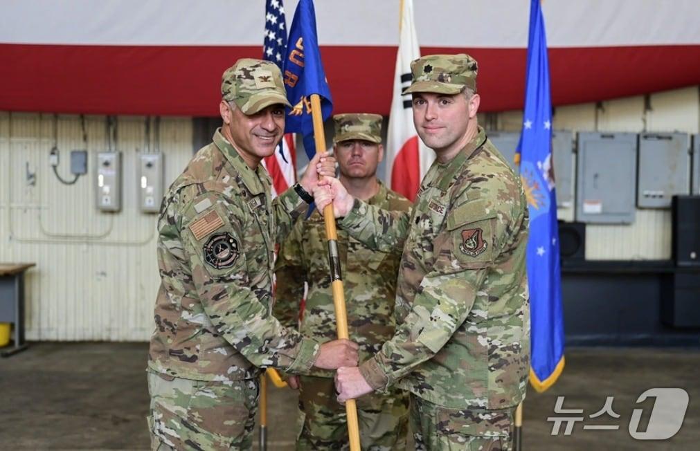 본문 이미지 - 29일 주한 미 7공군이 &#39;하늘의 암살자&#39;라는 별명을 지닌 무인 항공기 &#39;리퍼&#39;&#40;MQ-9&#41; 운용 부대를 창설했다고 밝혔다. &#40;미 7공군 제공&#41;