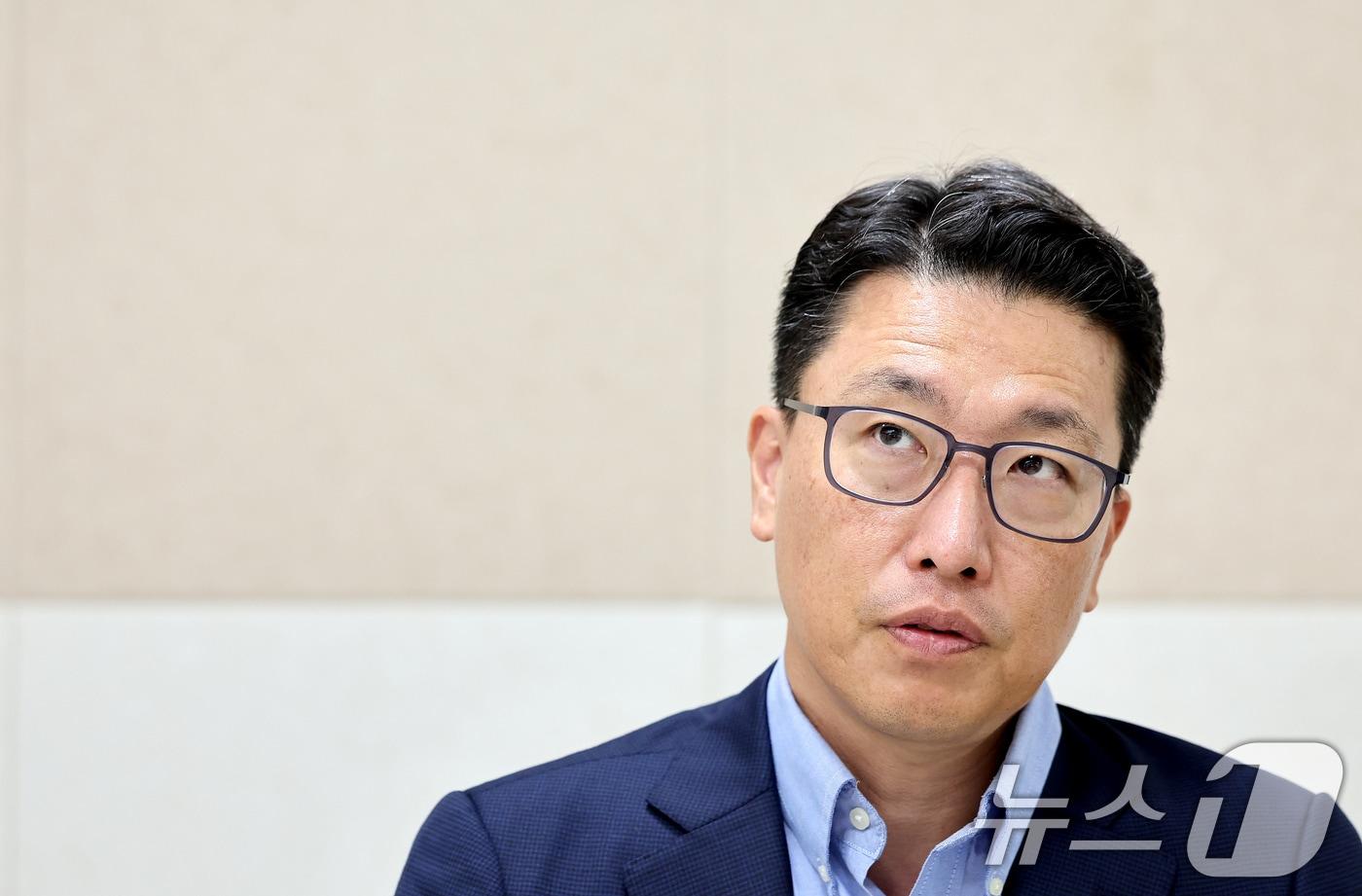 김정 북한대학교대학원 교수가 지난달 29일 서울 용산구에서 뉴스1과 인터뷰를 갖고 있다. 2025.9.29/뉴스1 ⓒ News1 이호윤 기자