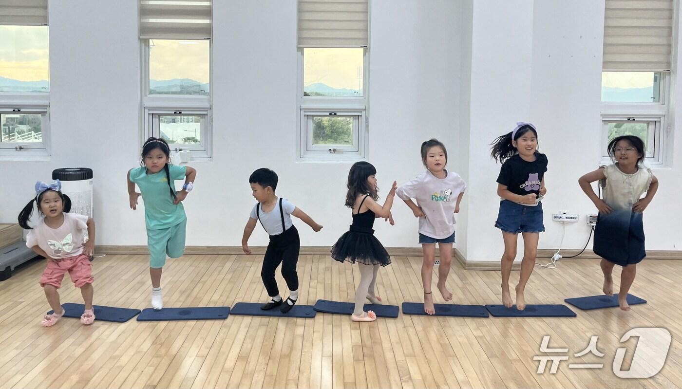 보은군 교육발전특구사업 연계 체육 프로그램 장면(보은군 제공, 재판매 및 DB금지) /뉴스1 