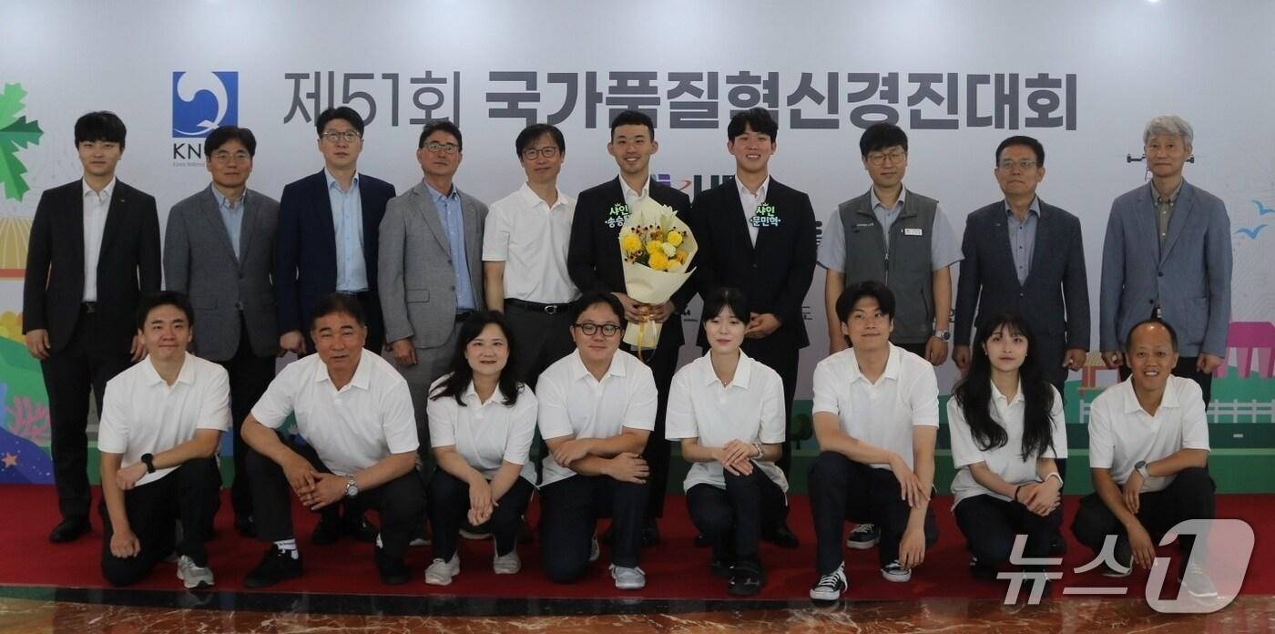 서부발전은 지난달 29일 제주국제컨벤션센터에서 막을 내린 제51회 국가품질혁신경진대회에서 금상 6개, 동상 1개를 수상했다.(서부발전 제공. 재판매 및 DB금지)2025.9.3/뉴스1