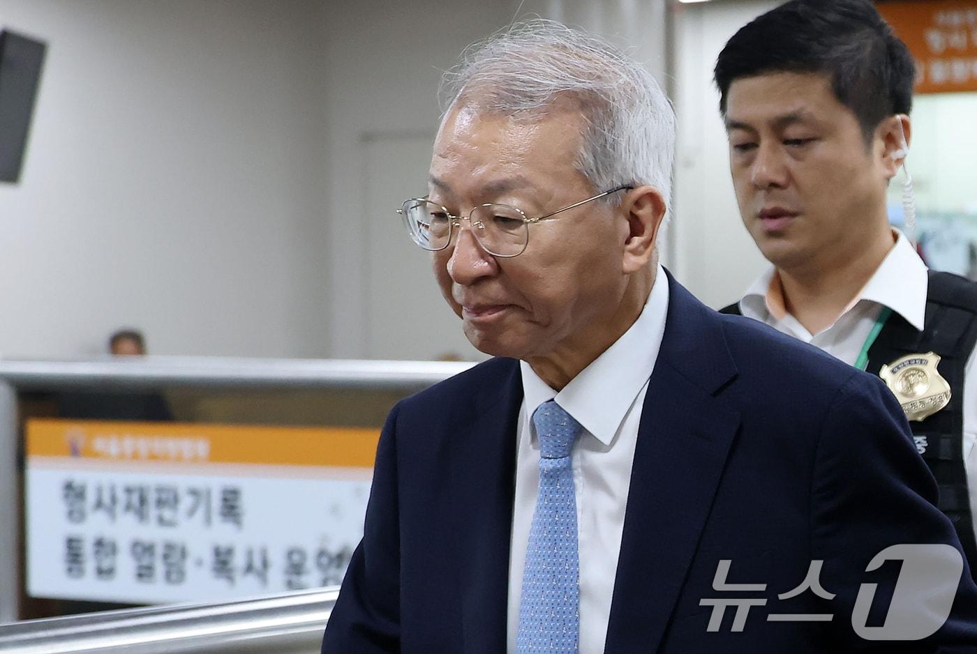본문 이미지 - '사법행정권 남용' 의혹을 받는 양승태 전 대법원장  (공동취재) 2025.9.3/뉴스1 ⓒ News1 오대일 기자