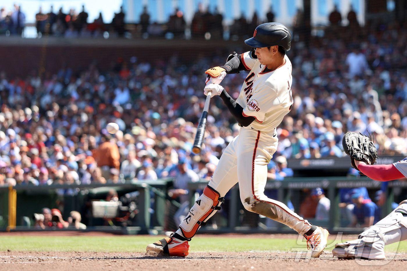 이정후&#40;27·샌프란시스코 자이언츠&#41;. ⓒ AFP=뉴스1
