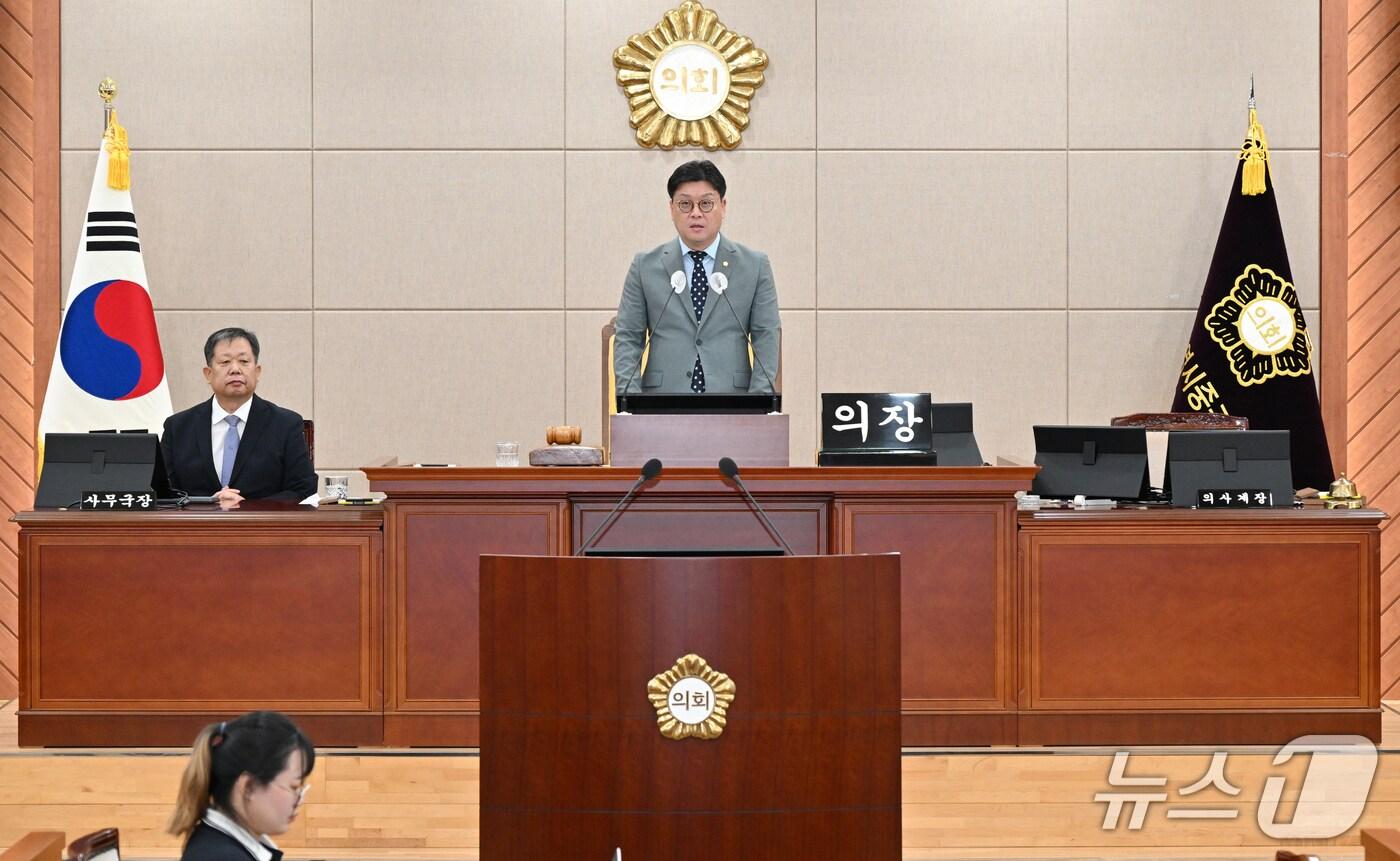 3일 울산 중구의회 제276회 임시회 제1차 본회의가 열리고 있다. (중구의회 제공. 재판매 및 DB 금지) /뉴스1