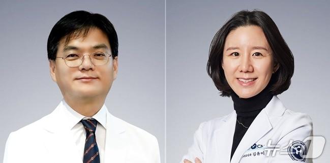 본문 이미지 - 세종충남대병원 박재형 신임 원장&#40;왼쪽&#41;, 김유미 신임 진료처장&#40;충남대병원 제공&#41; /뉴스1