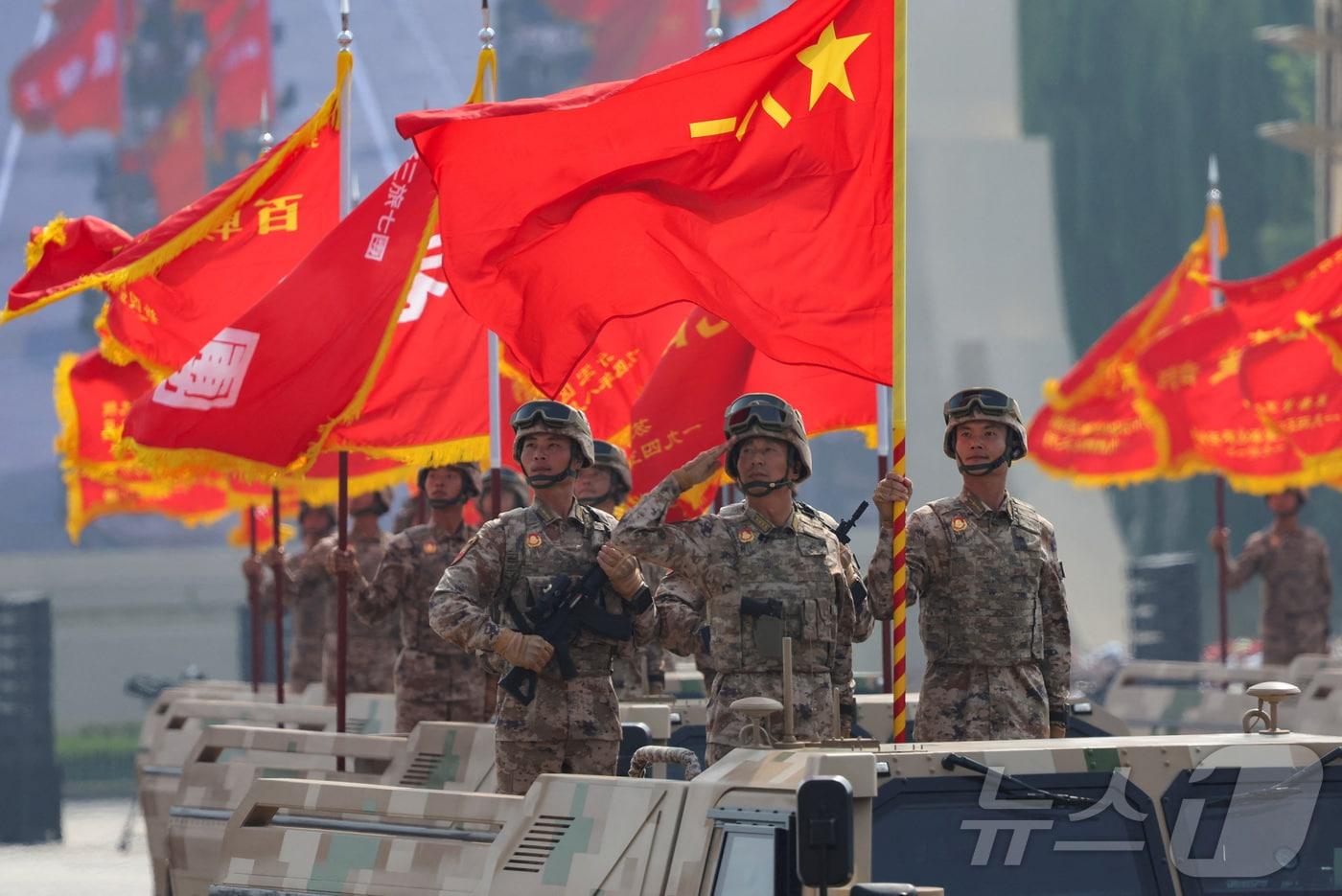 중국 80주년 전승 열병식 ⓒ 로이터=뉴스1 ⓒ News1 구경진 기자