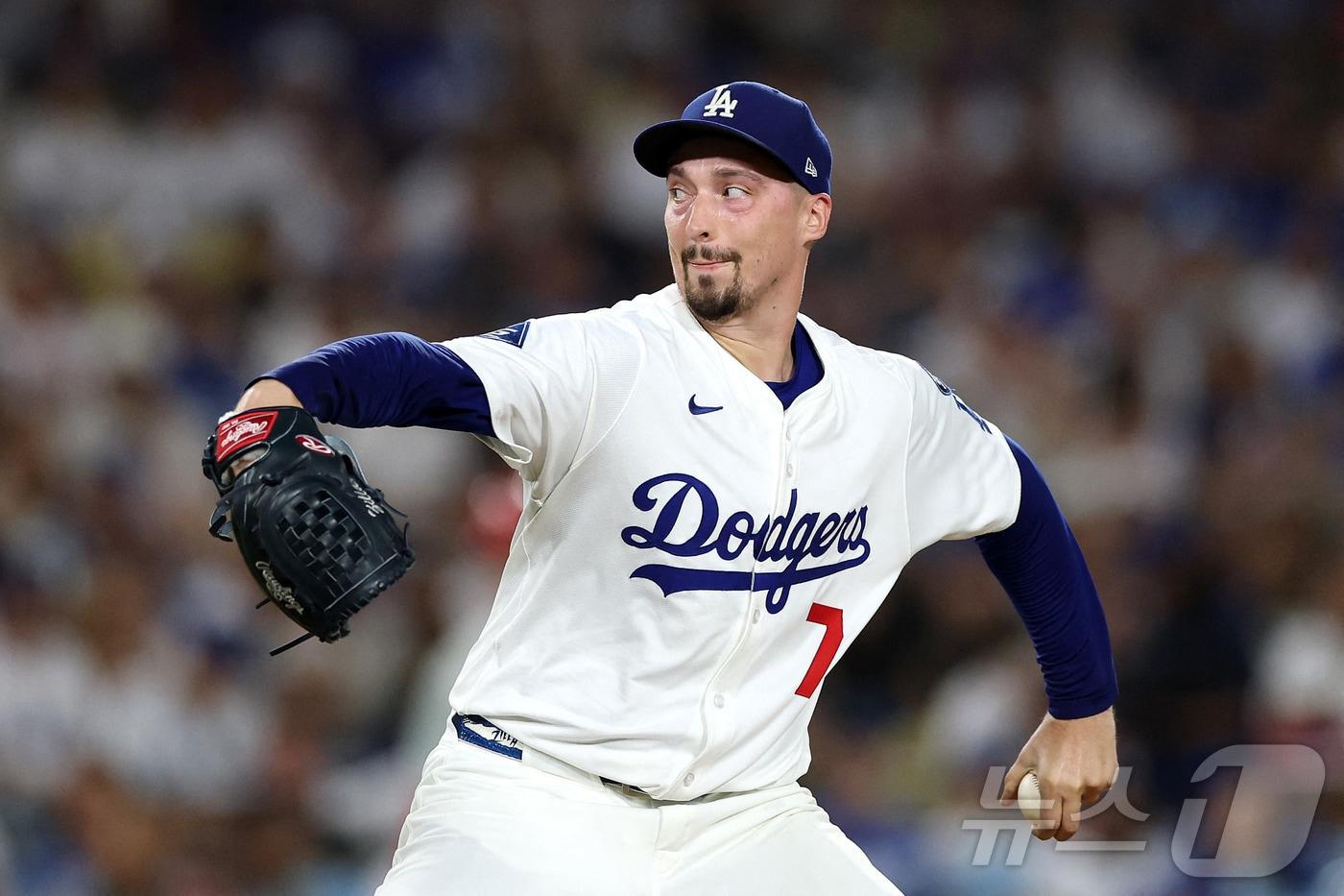 다저스 스넬이 신시내티와 WC 1차전 선발로 낙점됐다. ⓒ AFP=뉴스1