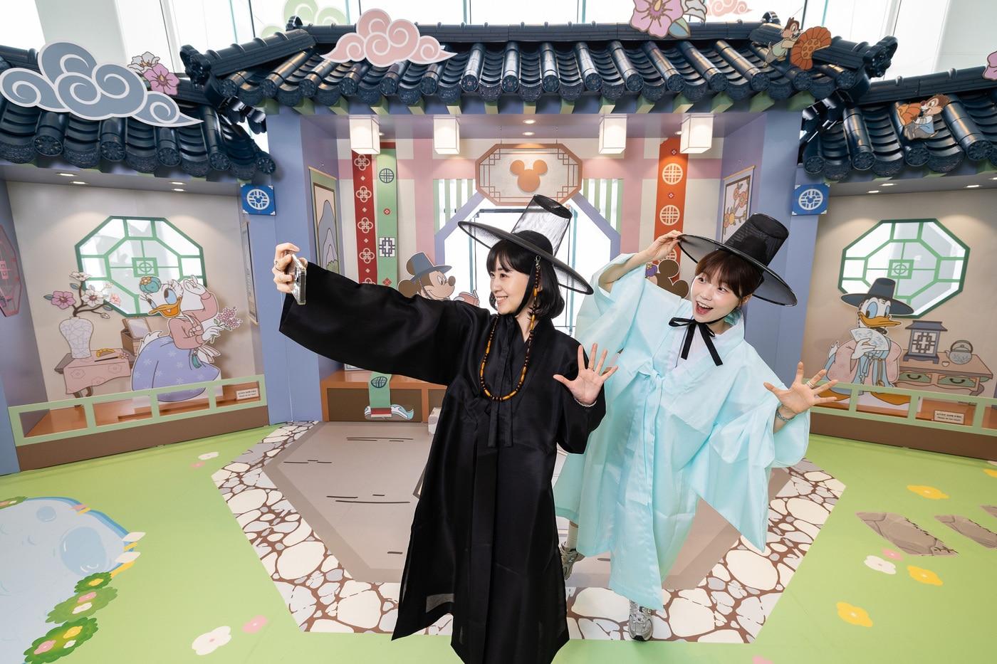 서울스카이에서 만나는 디즈니 K-헤리티지. &#40;롯데물산 제공&#41;. 