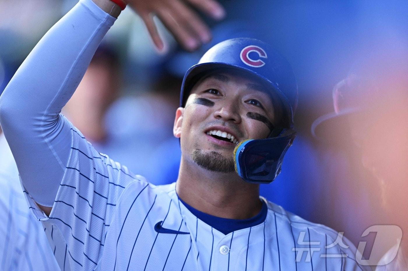 MLB 컵스 스즈키가 NL 이주의 선수로 선정됐다. ⓒ AFP=뉴스1