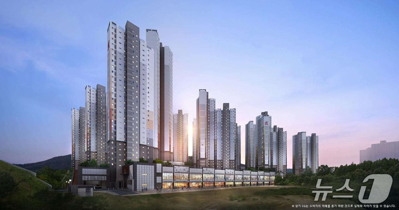힐스테이트 용인포레 예상 조감도 &#40;현대엔지니어링 제공&#41; 뉴스1ⓒ news1 