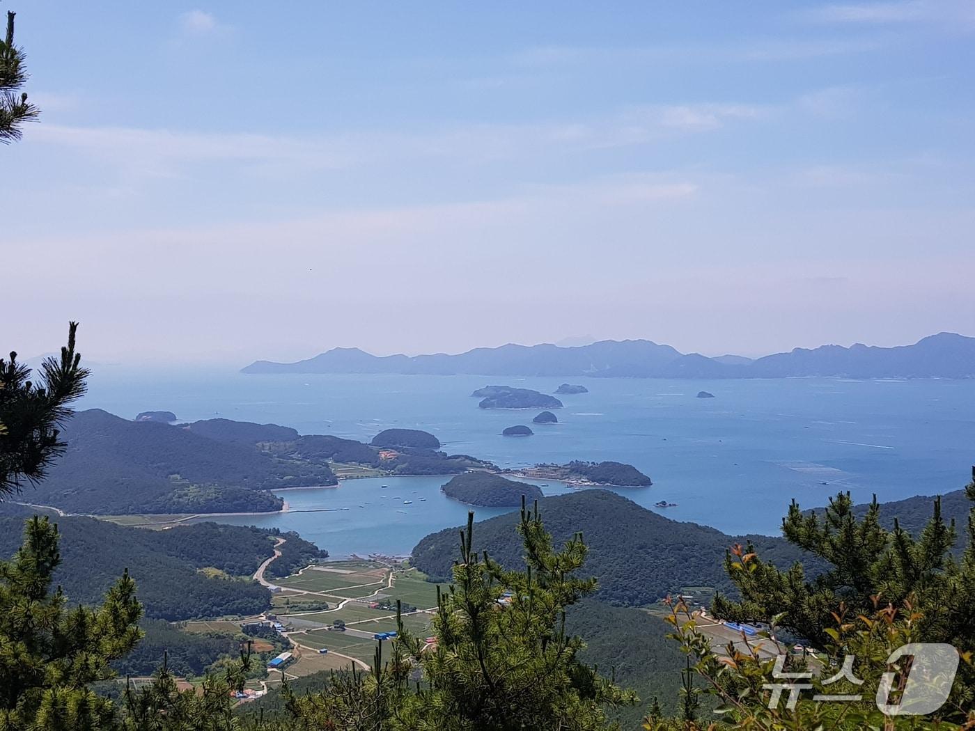 본문 이미지 - 갈모봉자연휴양림 전경.(고성군 제공. 재판매 및 DB금지)