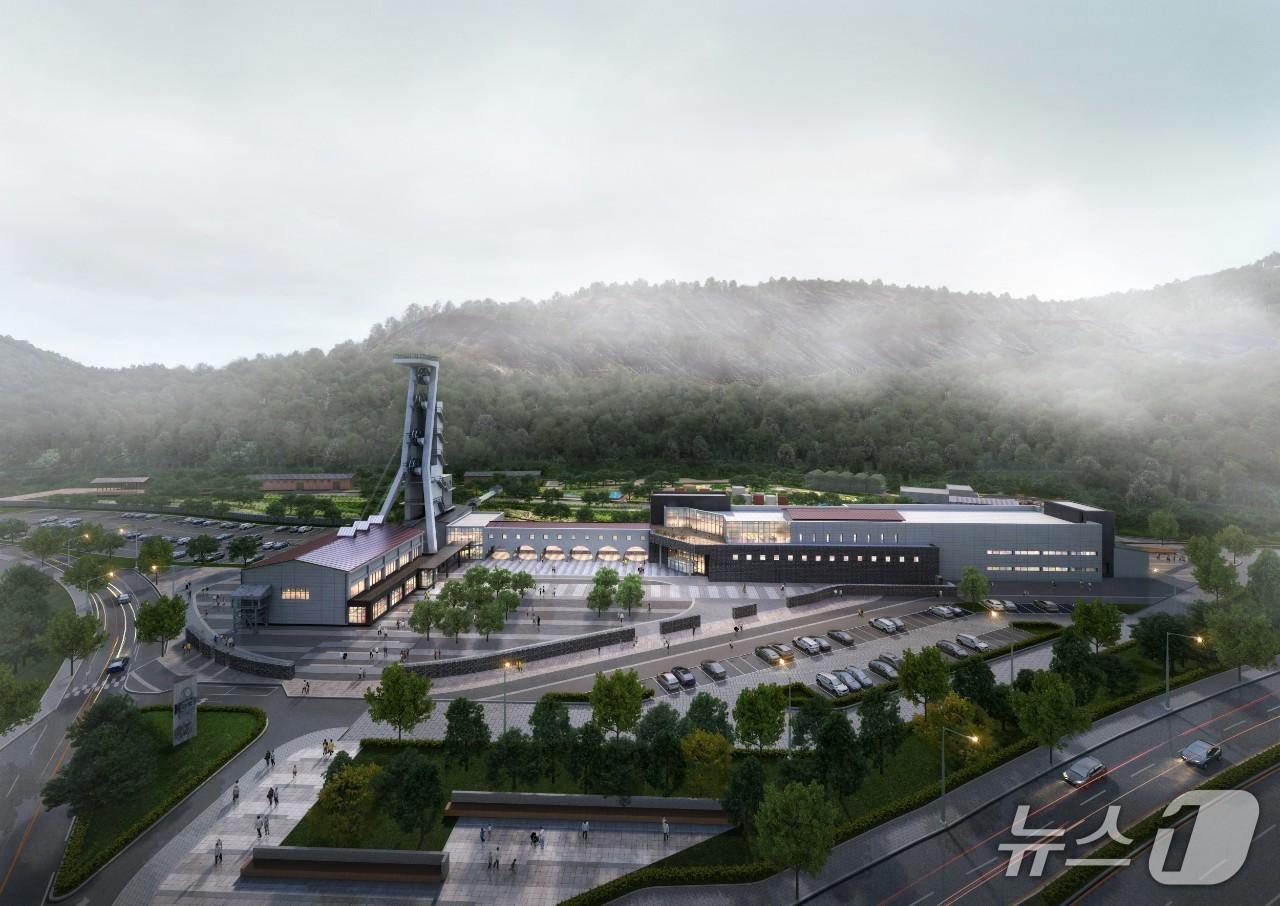 본문 이미지 - 강원랜드가 내년 6월 정선군 사북 동원탄좌 부지에 개관할 예정인 탄광문화공원 &#39;M650&#39; 조감도. &#40;강원랜드 제공. 재판매 및 DB금지&#41; 2025.9.30/뉴스1