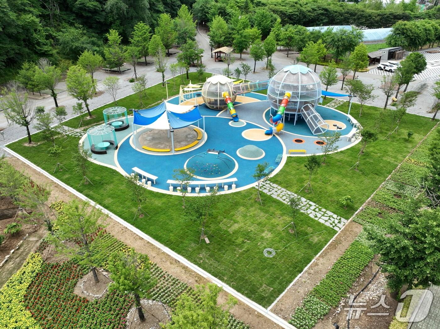 본문 이미지 - 강원 평창군 대화면 대화리의 '꿈꾸는 놀이터' 자료 사진. (평창군 제공. 재판매 및 DB금지) 2025.9.30/뉴스1