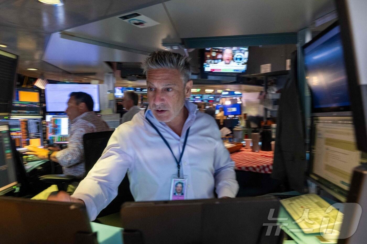 미증시 트레이더. ⓒ AFP=뉴스1