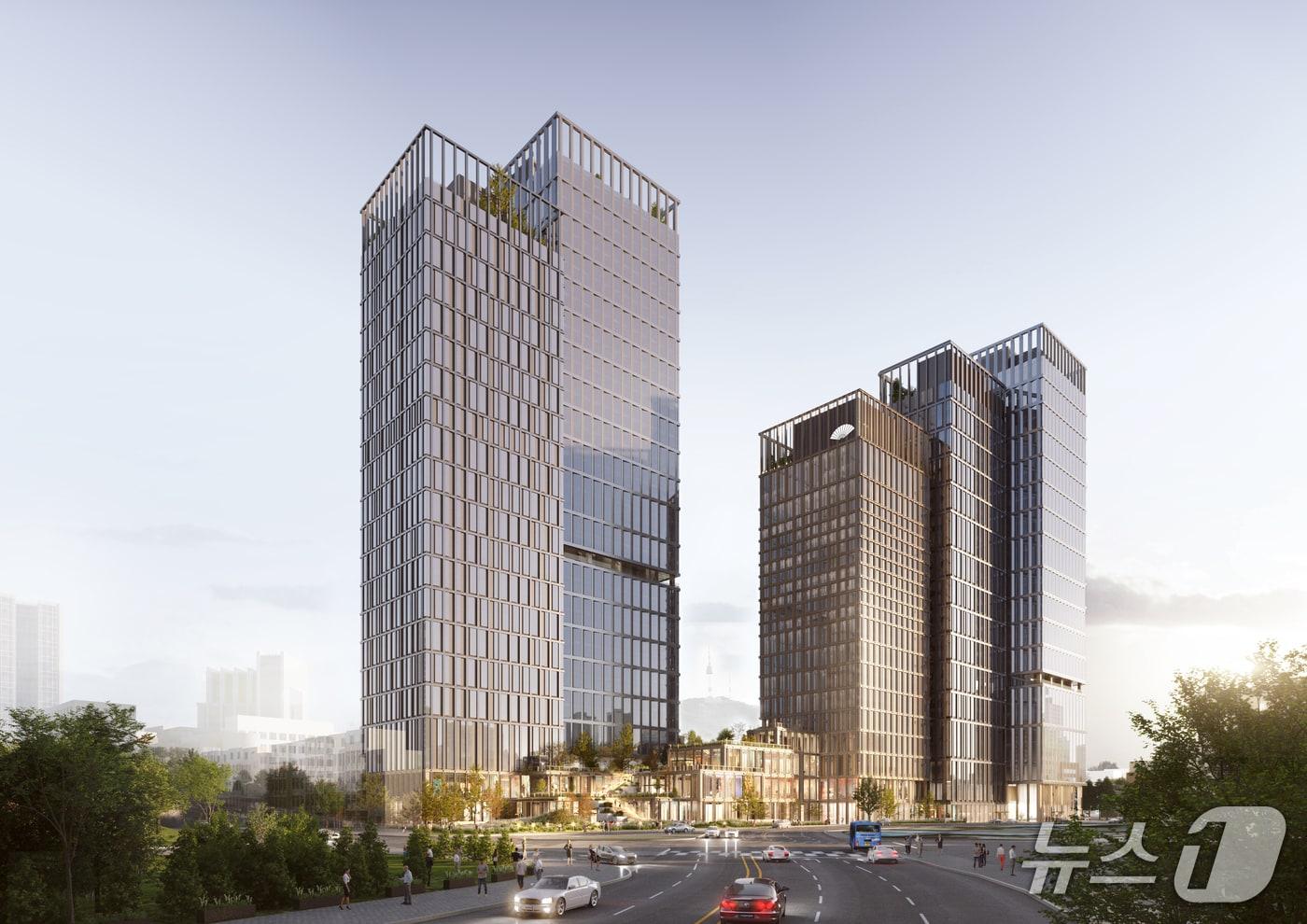 서울역 북부역세권 복합개발 사업 조감도 (한화 건설부문 제공) 뉴스1 ⓒ News1