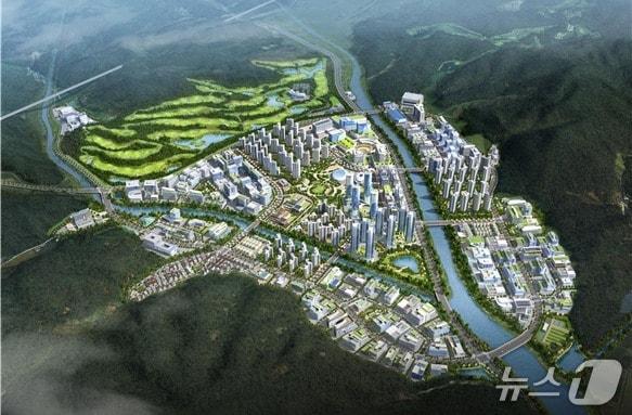 본문 이미지 - 춘천기업혁신파크 조감도.&#40;춘천시 제공, 재판매 및 DB금지&#41;