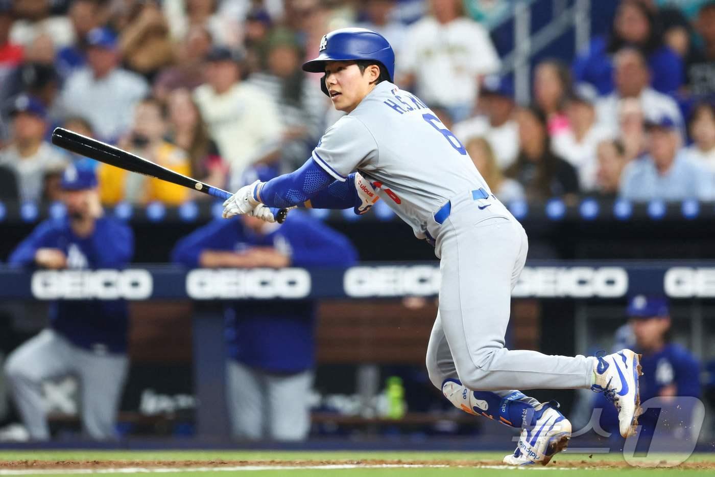 LA 다저스 김혜성. ⓒ AFP=뉴스1