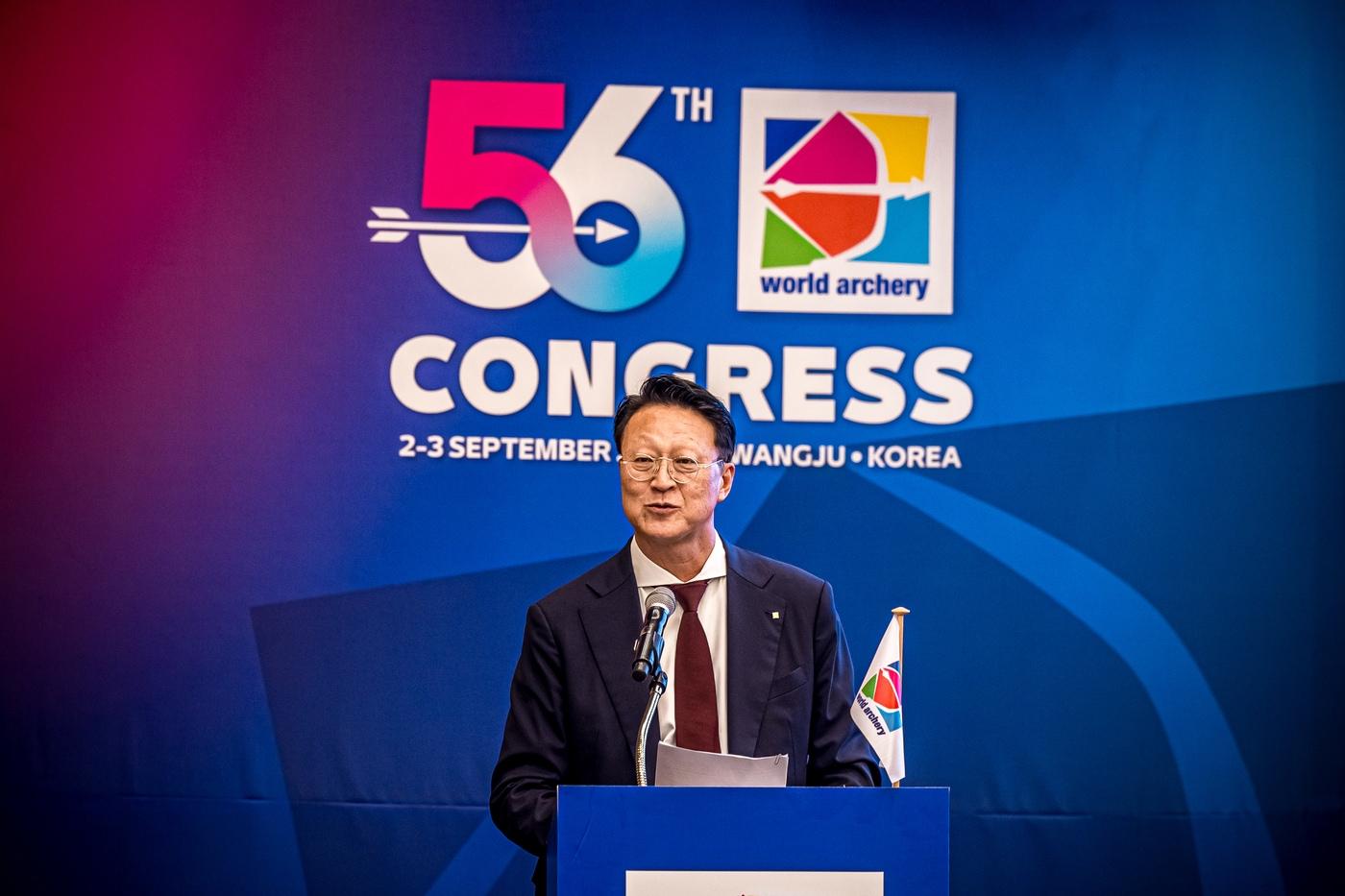 한규형 세계양궁연맹&#40;WA&#41; 부회장. &#40;대한양궁협회 제공&#41;