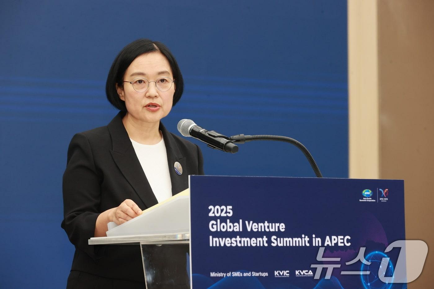 한성숙 중소벤처기업부 장관. 사진은 기사 내용과 직접적인 관련 없음.(중소벤처기업부 제공. 재판매 및 DB 금지) 2025.9.4/뉴스1