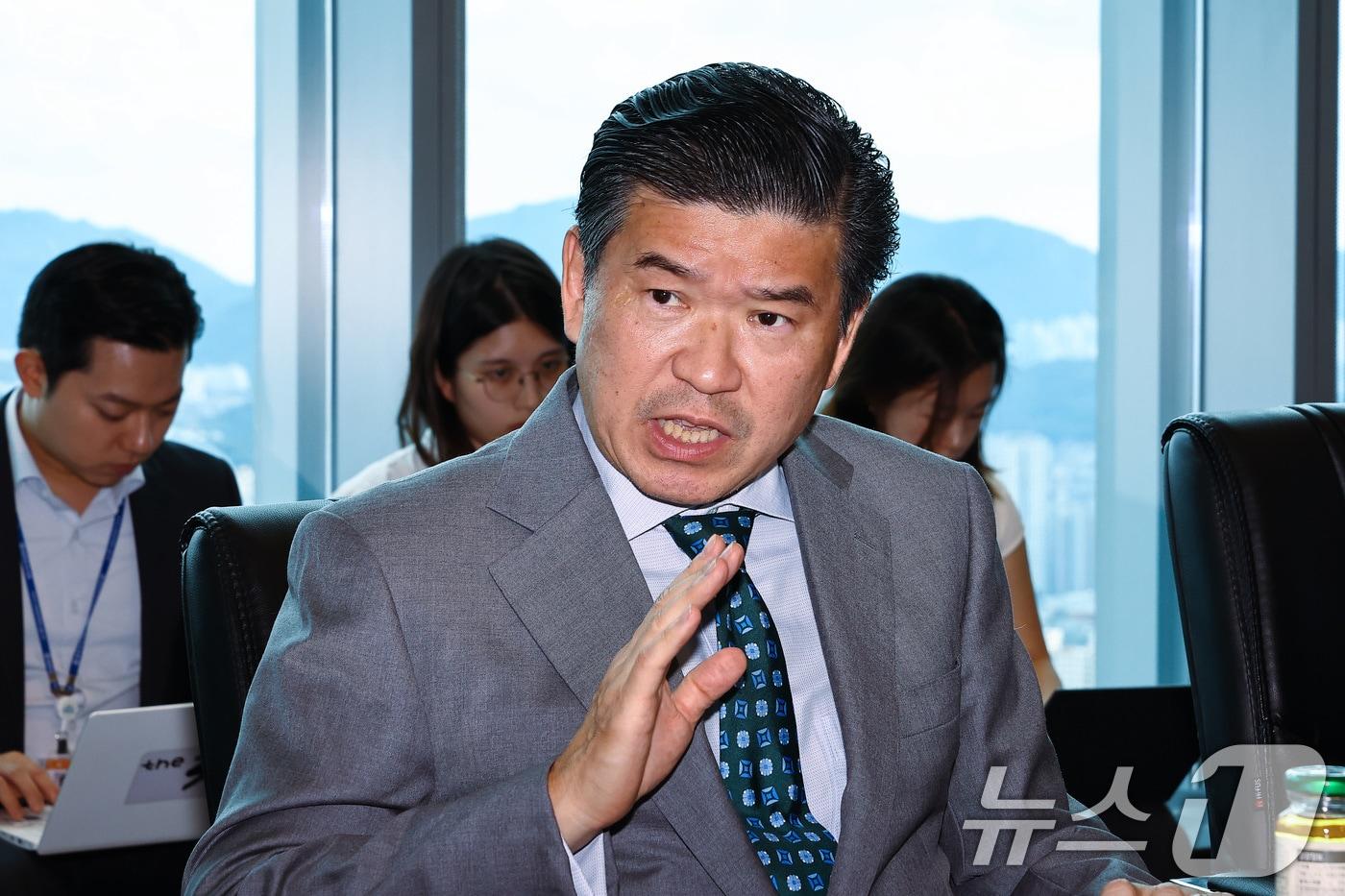 제임스 김 암참 회장 겸 대표이사. 뉴스1 ⓒ News1 DB