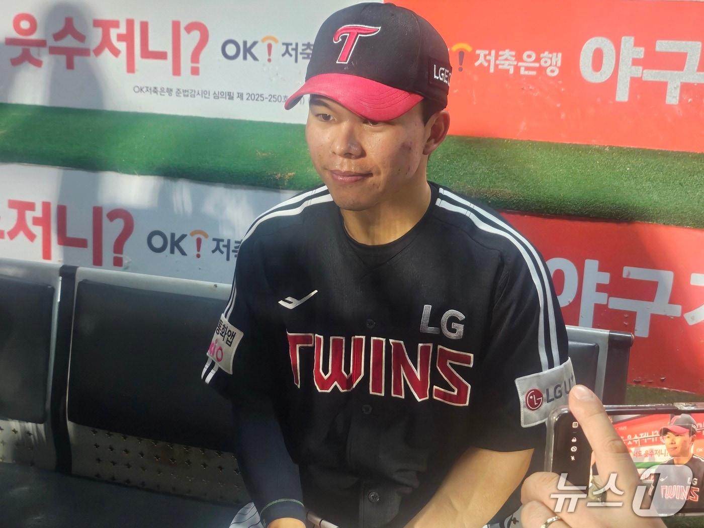 본문 이미지 - LG 트윈스 문성주. ⓒ News1