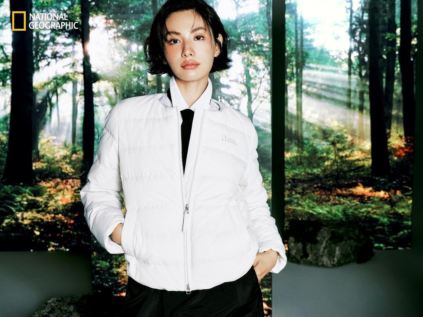 본문 이미지 - 내셔널지오그래픽 어패럴이 나나와 함께한 2025 FALL 캠페인 화보.&#40;더네이쳐홀딩스 제공&#41;