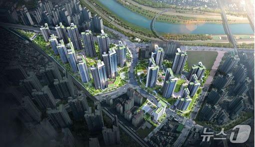 본문 이미지 -  동대문 '이문4구역' 예상 조감도 (서울시 제공)