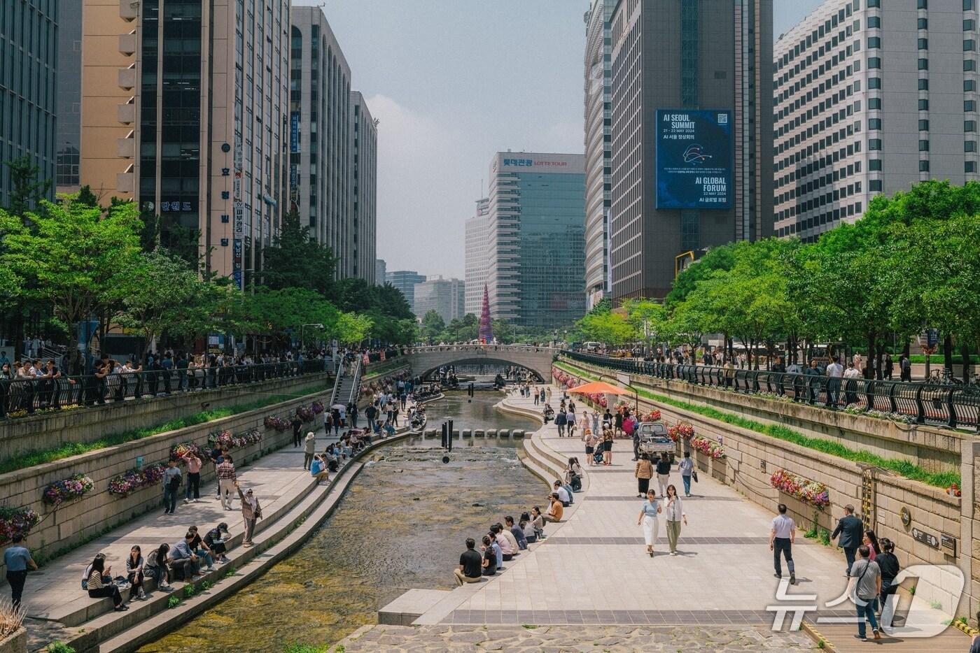 서울 청계천.(서울시 제공)