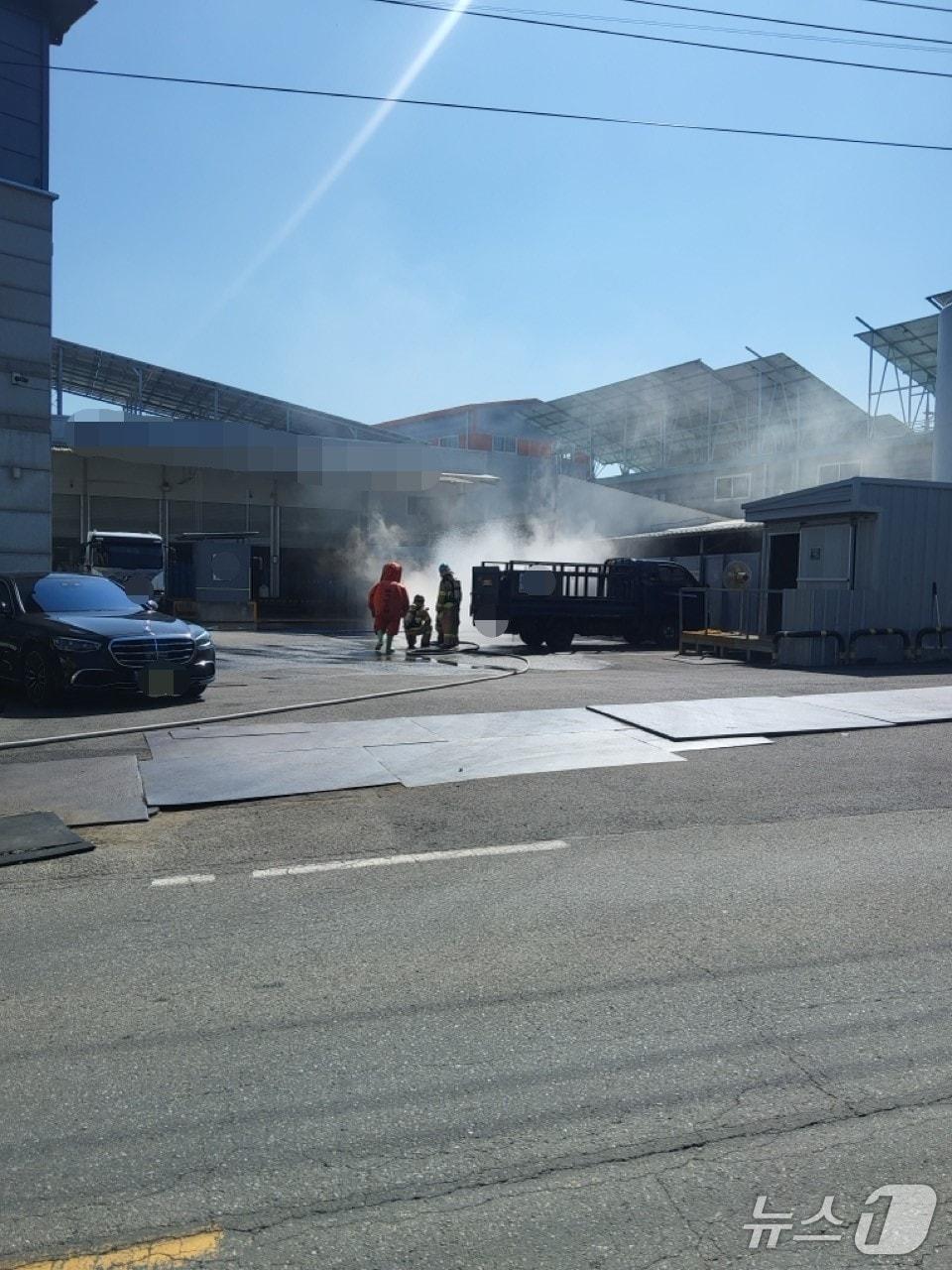 본문 이미지 - 사고현장(김포소방서 제공.재판매 및 DB금지)