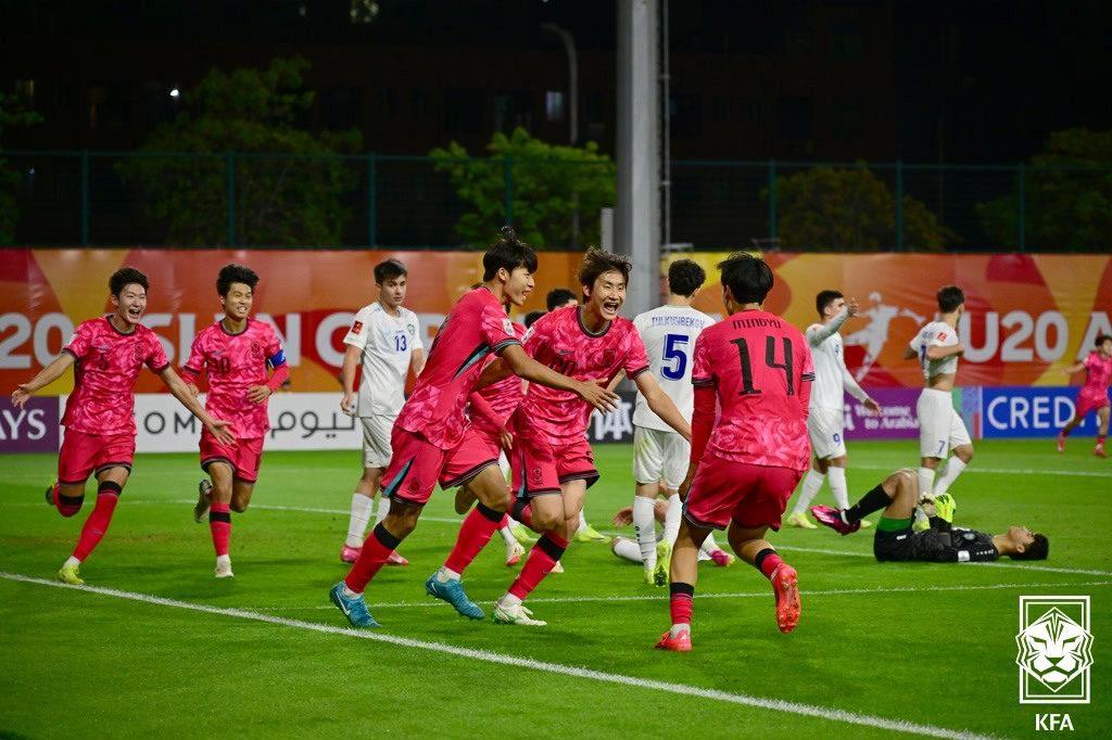 본문 이미지 - 한국 U20 축구대표팀(대한축구협회 제공)