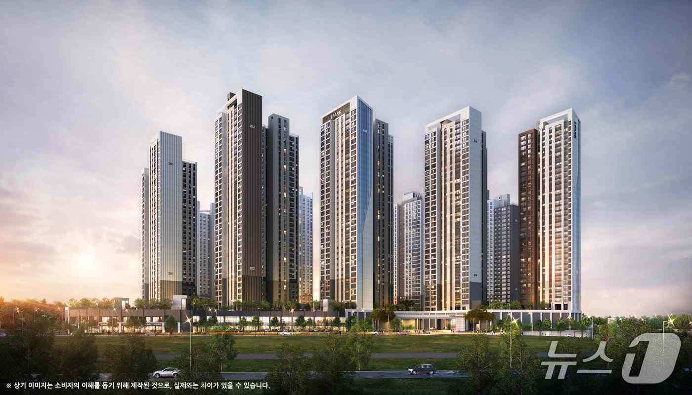 천안 아이파크 시티 2단지 투시도.