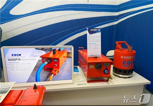 본문 이미지 - 친환경 고점도유 이송펌프(해양환경공단 제공)
