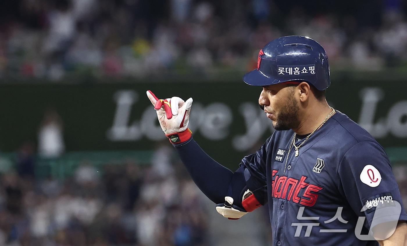롯데 자이언츠 외국인 타자 빅터 레이예스. 2025.9.5/뉴스1 ⓒ News1 김성진 기자