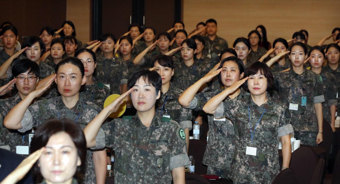2018년 9월 6일 여군 창설 68주년을 기념행사 (출처: 뉴스1 DB)