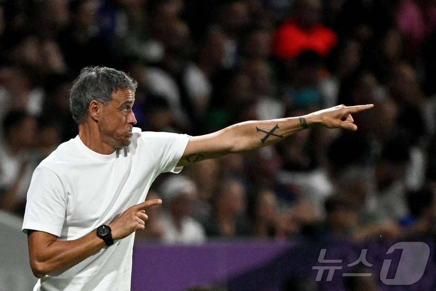 루이스 엔리케 PSG 감독.  ⓒ AFP=뉴스1